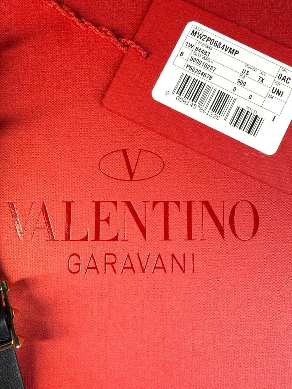 Valentino Garavani Multicolor Leather Parrot Rockstud Bag Charm Keychain w/COA